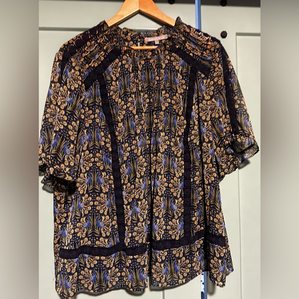 Cute Lightweight Daniel Rainn floral top from Anthropologie.